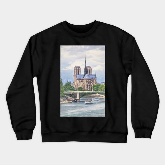 Memories of Notre Dame Crewneck Sweatshirt by IanWL